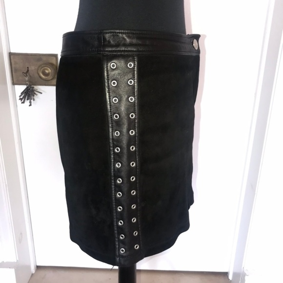 Mini Suede Skirt - Picture 2 of 4